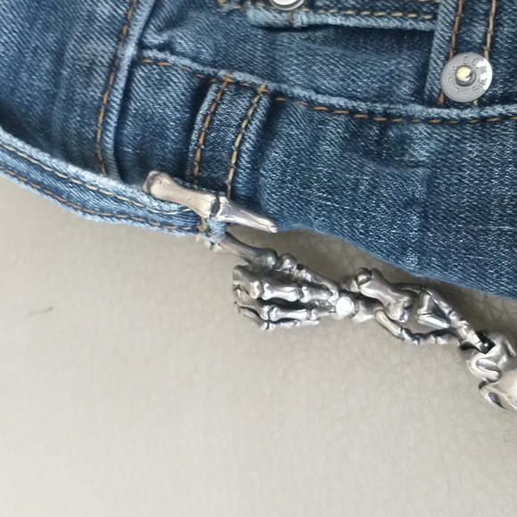 STERLING SILVER WALLET  CHAIN,  ONE OF A KIND - Picture 8 of 13